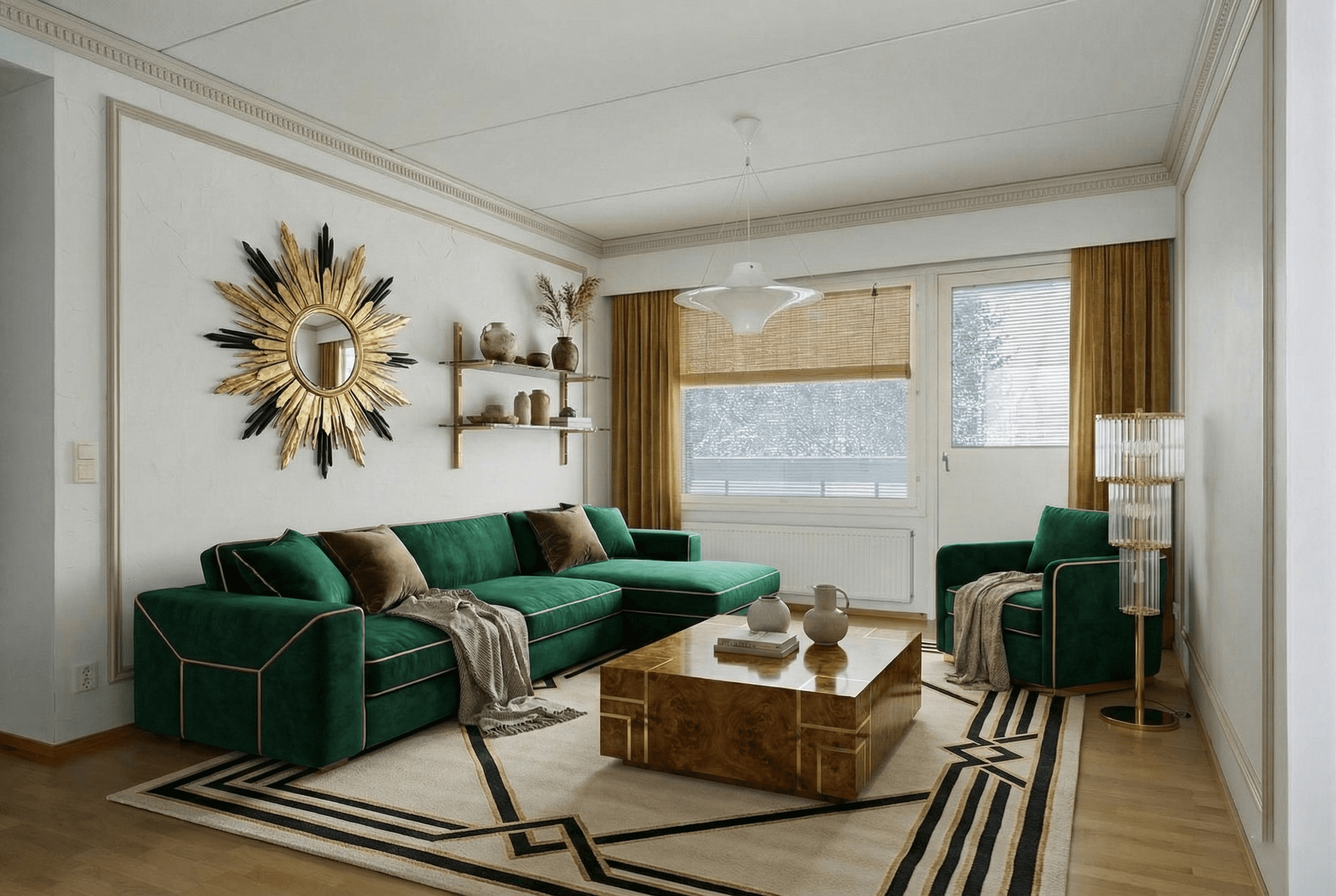 Art deco -sisustus — esimerkkikuva